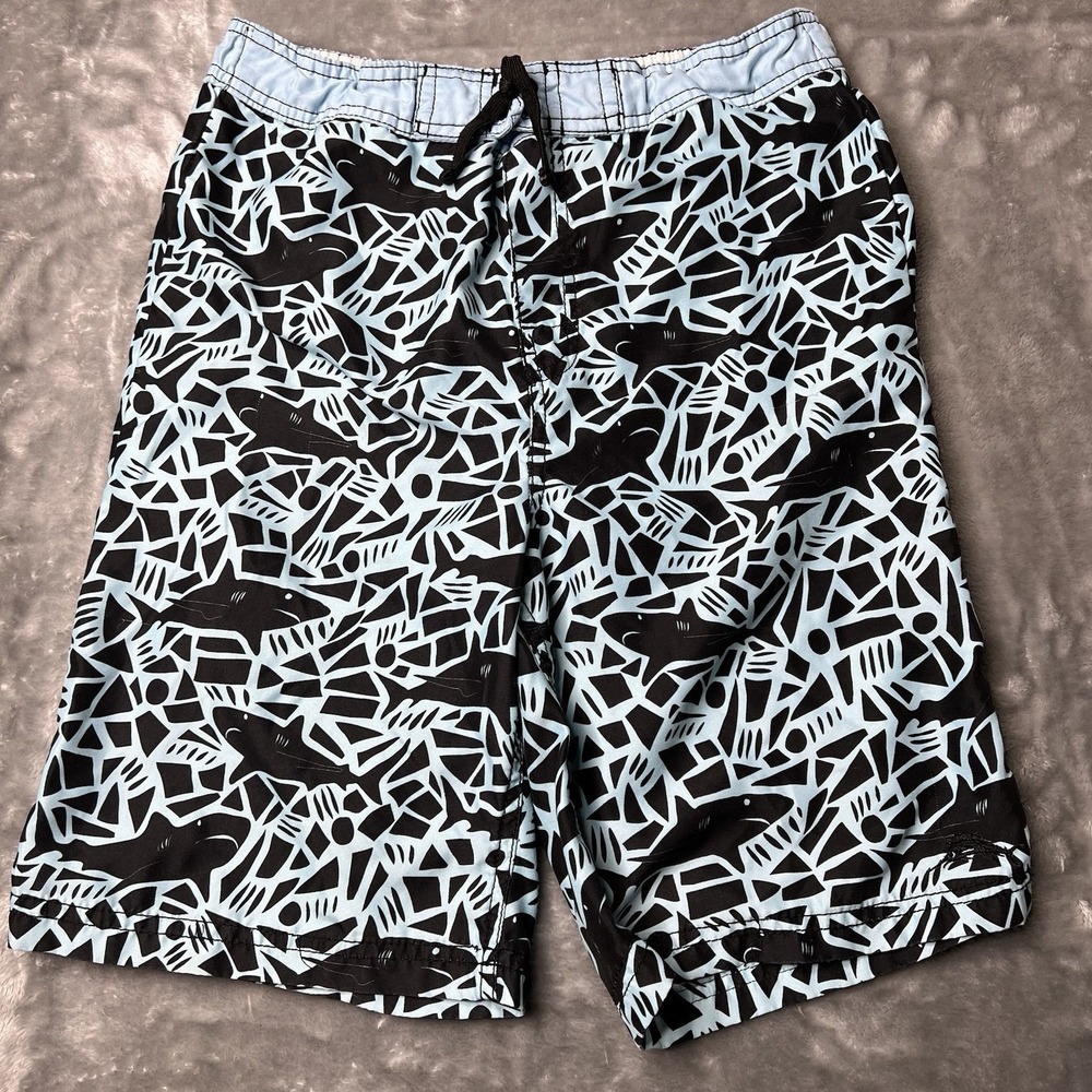 Tommy Bahama Shorts Boys Size Large Swim Trunks Mesh Lined Shark